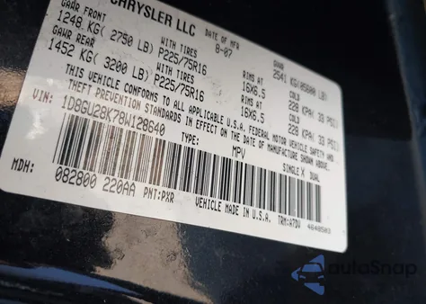 2008 Dodge Nitro Sxt from USA, damaged, VIN 1D8GU28K78W128640